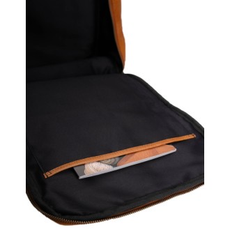 muud Leder-Stricktasche Geogina 40x30x12 cm Whisky