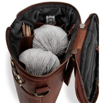 muud Projekttasche Grace Grace 20x16 cm Rich Brown