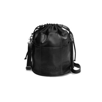 muud Leder-Projekttasche Ingrid 17x24 cm black