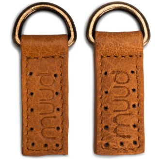 muud Caisa Lederband mit Metallring