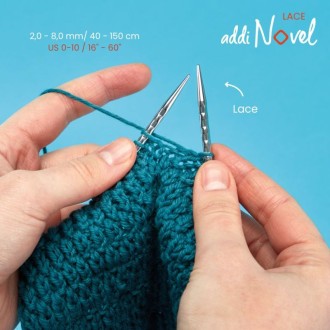 Feinstricknadel Novel viereckig