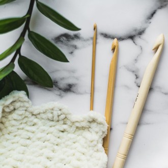 KnitPro BAMBOO Einzelhäkelnadel