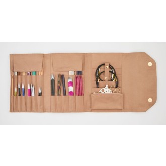 KnitPro Organizer-Nadeltasche für Strick-, Näh- und Sticknadeln, farbig, 25x18x2 cm