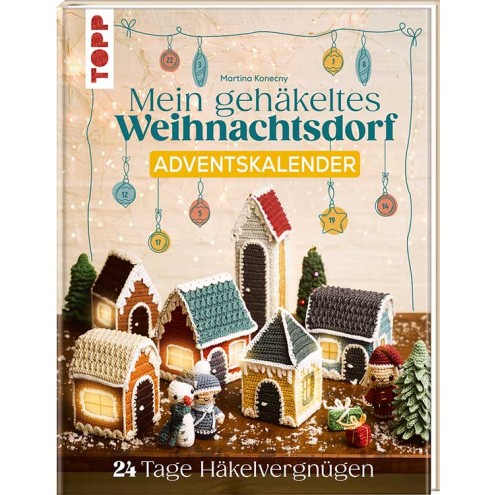 Gehäkeltes Weihnachtsdorf
