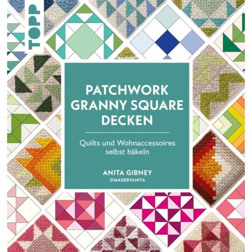 Patchwork Granny Square Decken