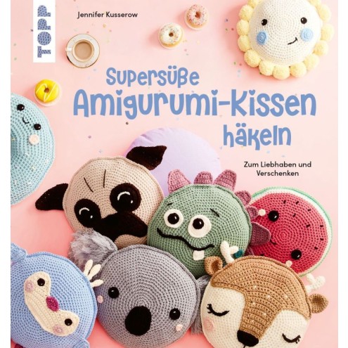 Supersüße Amigurumi-Kissen häkeln