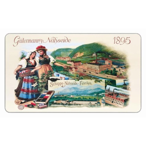Gütermann Nostalgie-Box 322x188x21mm 100 m 48 St