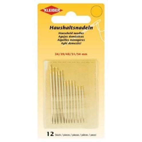 Haushalts-Nähnadeln 34, 39, 48, 51, 54 mm 12 St