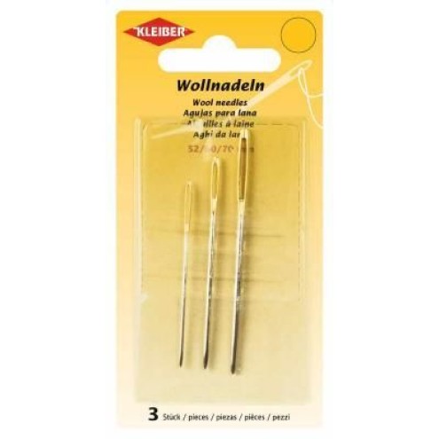 Wollnadeln 52, 60, 70 mm 3 St