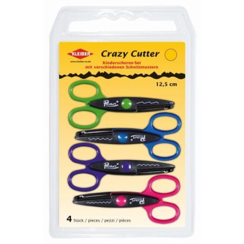 Kinderscheren-Set Crazy Cutter ca. 125 mm 4 St