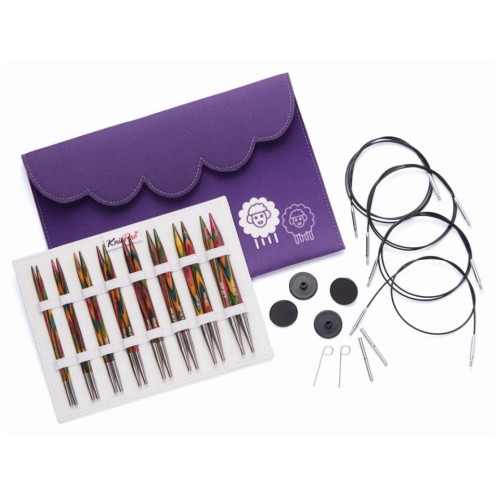 KnitPro Symfonie Deluxe Runstricknadelset 3,5 – 8,0 mm