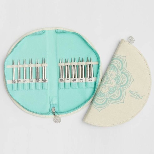 KnitPro Nadelspitzen Mindful Edelstahl 3,00–10,00 mm englische Version