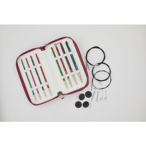 KnitPro Dreamz Deluxe afghanisches/tunesisches Häkelnadel-Set 3,5–8 mm