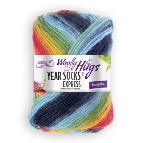 Woolly Hugs Year Socks Express 117 ca. 200 m 100 g