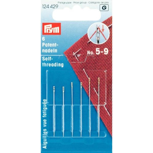 Patentnähnadeln silberfarbig 6 St