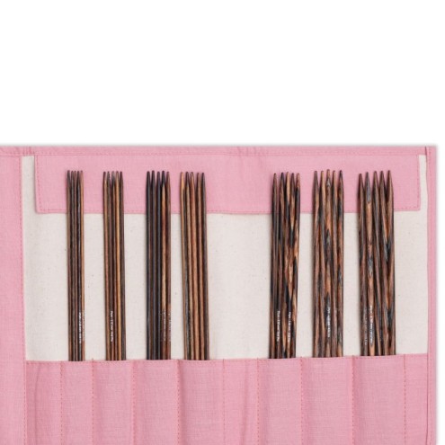 Strumpfstricknadel Natural rose 2-4,5 mm 20 cm