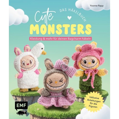 Cute Monsters – Das Häkelbuch für Labubu-Fans – inklusive Anleitungen für die Figuren!