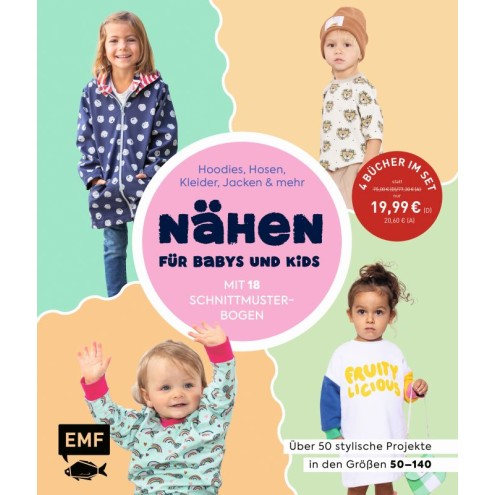 Nähen für Babys und Kids – die XXL-Schnittmustersammlung
