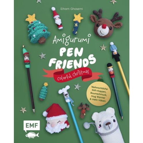 Amigurumi Pen Friends - Colorful Christmas 1 St.