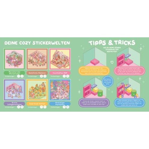 Cozy Sticker Worlds - Happy Village 1 St.