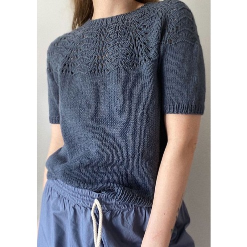 Anleitungsheft Le Knit Peacock Tee - Englisch