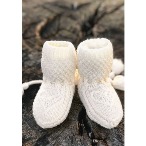 Anleitungsheft Kongle by Sigrun Heart Baby Socks 1 St