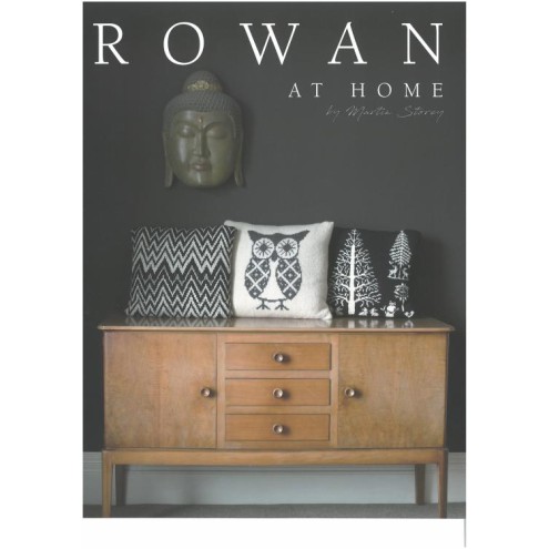 Rowan Broschüre Rowan at home (Felted Tweed Aran, Hemp Tweed, Pure Wool Superwash Worsted, Big Wool) 1 St dt/eng