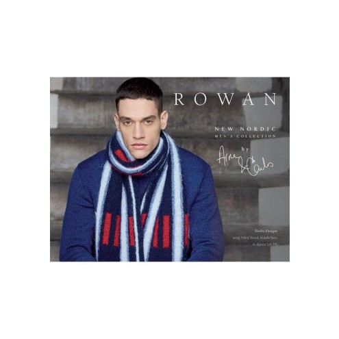 Rowan Broschüre New Nordic Men`s Collection (Alpaca Soft DK, Felted Tweed, Kidsilk Haze) 1 St