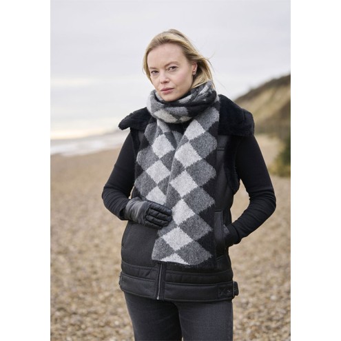 Mode at Rowan Einzelanleitung Wave wrap & Shore