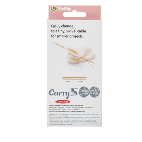 Tulip CarryS Fine Gauge Austauschnadel-Set bamboo 2.50 mm 9-teilig