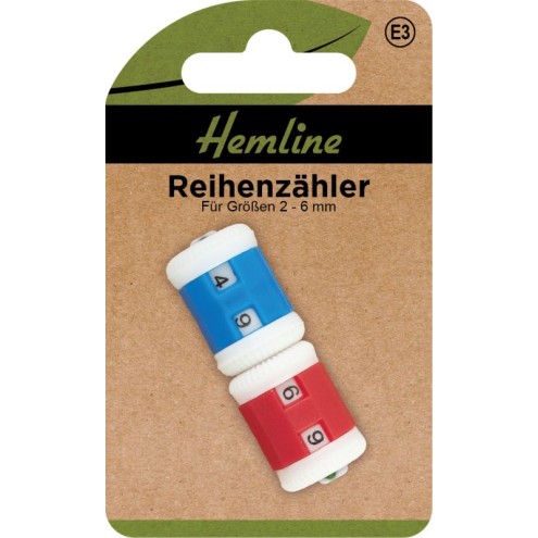 Reihenzähler blau, rot 2 St