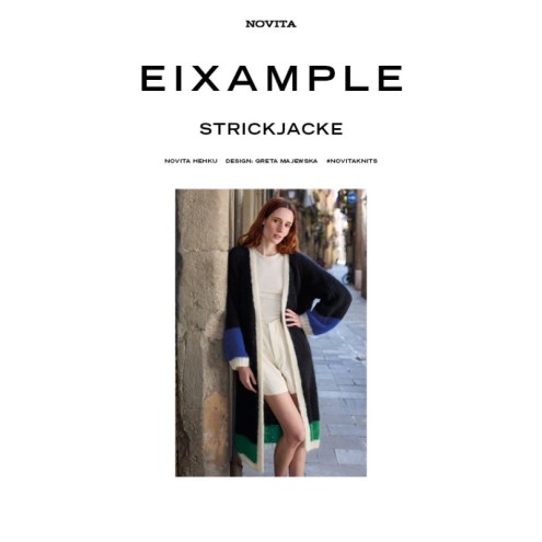 Einzelanleitung Eixample Strickjacke - deutsch 1 St.