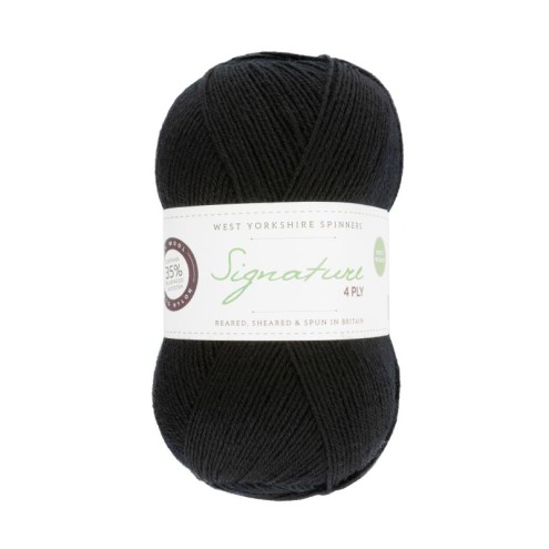 Signature 4ply col. 099 liquorice ca. 400 m 100 g