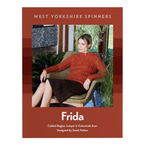 Einzelanleitung ColourLab Aran - Frida Cabled Jumper - Englisch