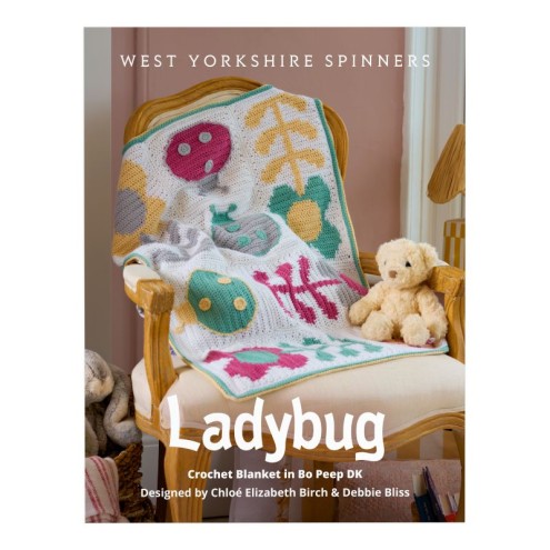 Einzelanleitung Bo Peep - Ladybug Crochet Blanket - Englisch