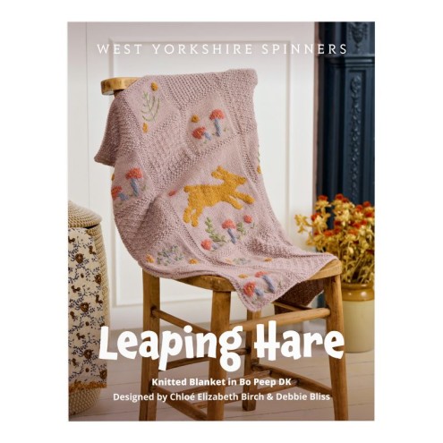 Einzelanleitung Bo Peep - Leaping Hare Knitted Blanket - Englisch
