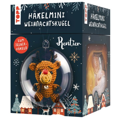 Häkelmini-Weihnachtskugel