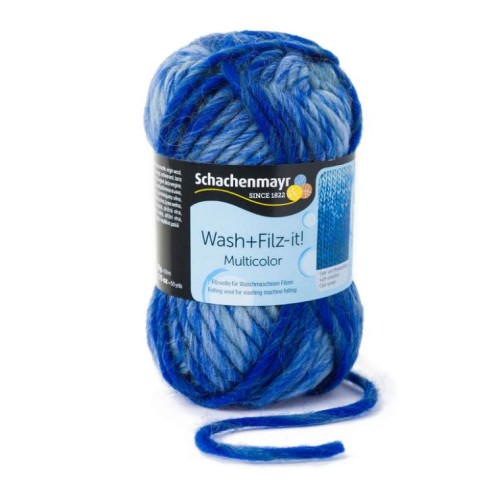 Wash+Filz it! Filzwolle multicolor 50 g